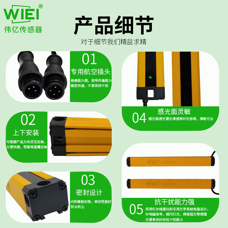 紧凑型安全光幕